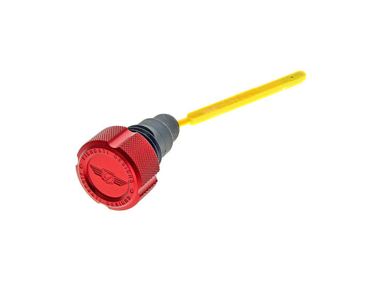 Magnetic Engine Oil Dipstick - Red. Fits Touring 2007-2016 - Figurati Designs