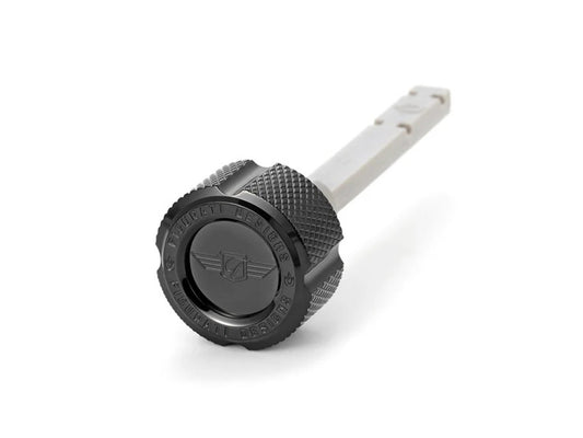 Magnetic Transmission Oil Dipstick - Knurled Black. Fits Touring 2017up - Figurati Designs