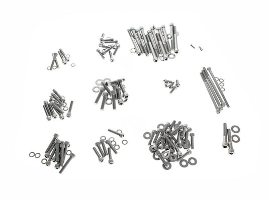 Polished Allen Head Show Bike Kit - Stainless Steel. Fits Milwaukee-Eight 2017up - Figurati Designs