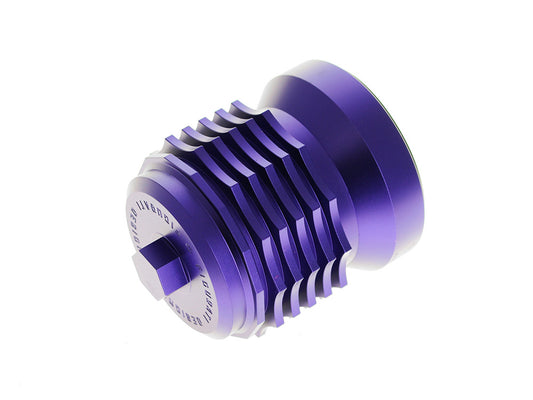 Magnetic Reusable Oil Filter - Purple. Fits Milwaukee Eight 2017up, Twin Cam 1999-2017, Evolution 1984-1999 & Sportster 1984-2021 - Figurati Designs