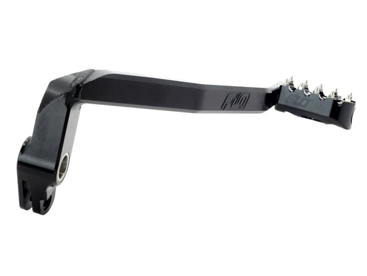 Brake Pedal Arm - Black. Fits Dyna 1999-2017 with Mid Controls. - Flo Motorsports