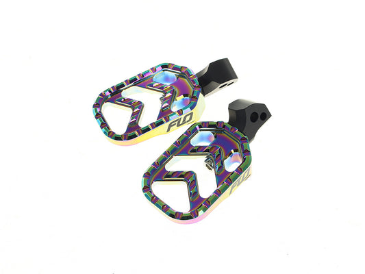 Savage Series Footpegs - Jet Fuel. Fits Softail 2018up Rear Passenger - Flo Motorsports