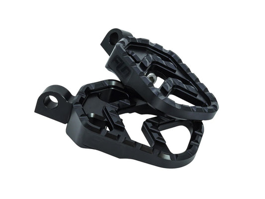 Savage Series Footpegs with HD Male Mount - Black - Flo Motorsports