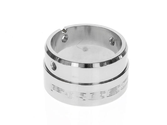 2-1/2in. Star End Cap - Chrome. - Freedom Performance Exhaust