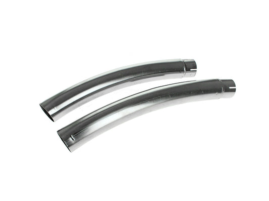 Quiet Mufflers for Sharp Curve Radius Exhaust with No Cross-Over Chamber. Fits Kawasaki Vulcan 900 2006up & Victory 2008-2017 - Freedom Performance Exhaust