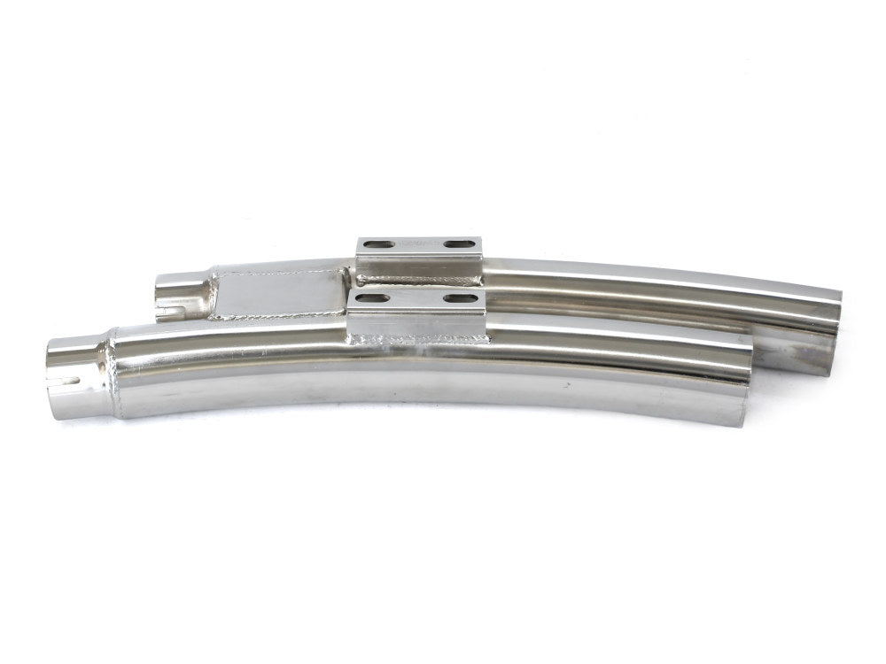 Quiet Mufflers for Sharp Curve Radius Exhaust with Cross-Over Chamber. Fits Touring 1995-2016 & Indian Crusier 2022up. - Freedom Performance Exhaust