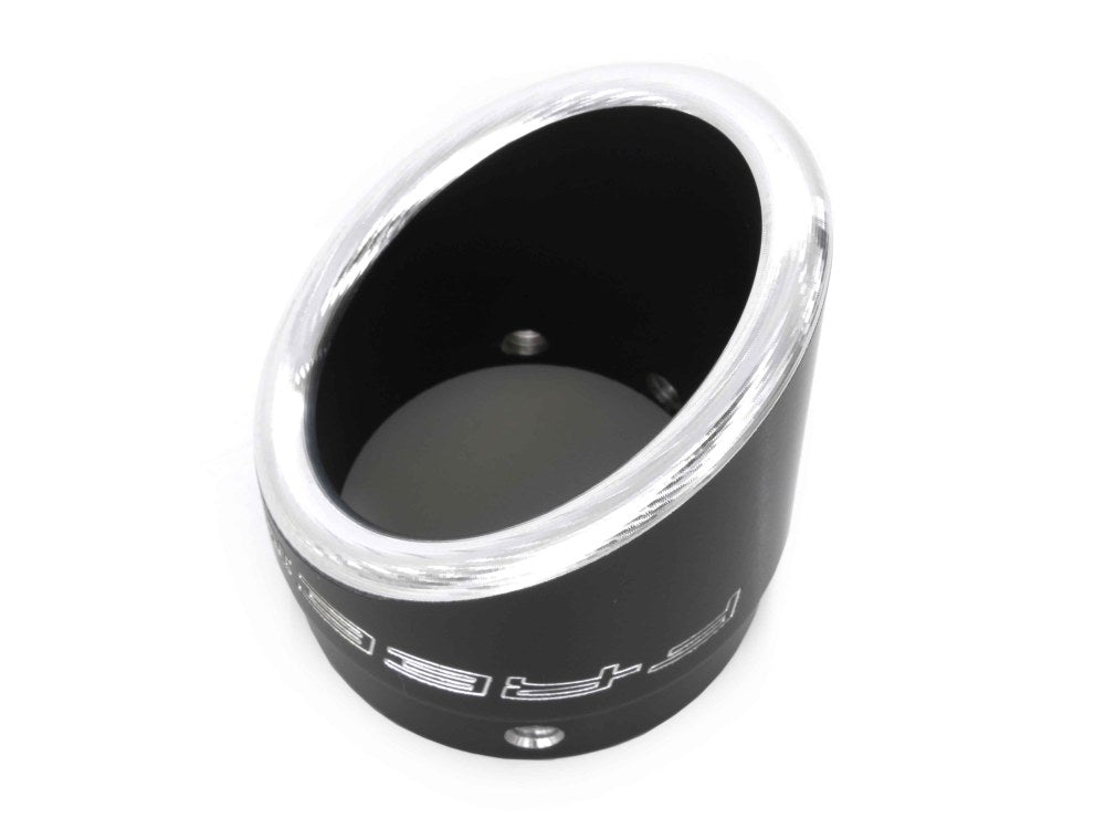 Radius Billet End Cap - Black. Fits Sharp Curve & Radical Radius. - Freedom Performance Exhaust