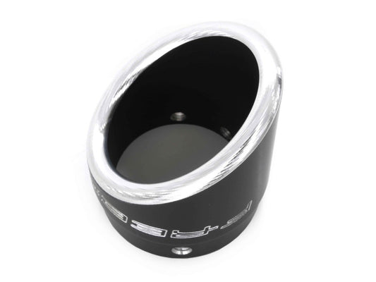 Radius Billet End Cap - Black. Fits Sharp Curve & Radical Radius. - Freedom Performance Exhaust