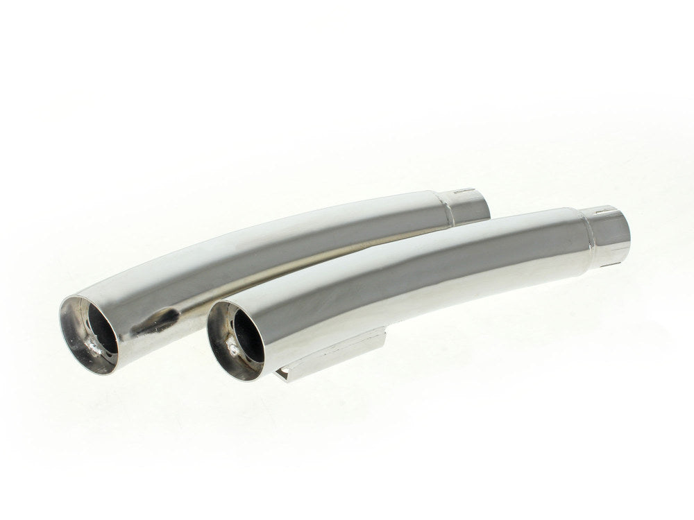 Replacement Quiet Mufflers for Radical Radius Exhaust. Fits Indian Cruiser 2022up, Sportster S 2021up & Nightster 975 2022up - Freedom Performance Exhaust