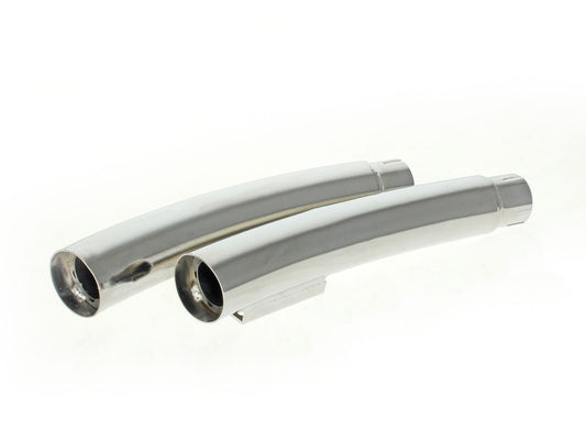 Replacement Quiet Mufflers for Radical Radius Exhaust. Fits Indian Cruiser 2022up, Sportster S 2021up & Nightster 975 2022up - Freedom Performance Exhaust