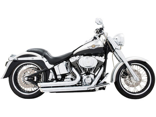 Amendment Exhaust - Chrome. Fits Softail 1986-2017. - Freedom Performance Exhaust