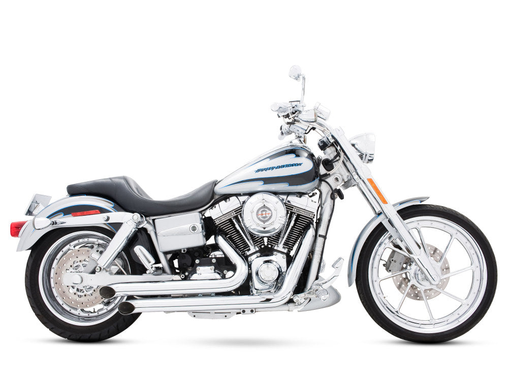 Declaration Turnouts Exhaust - Chrome. Fits Dyna 2006-2017. - Freedom Performance Exhaust