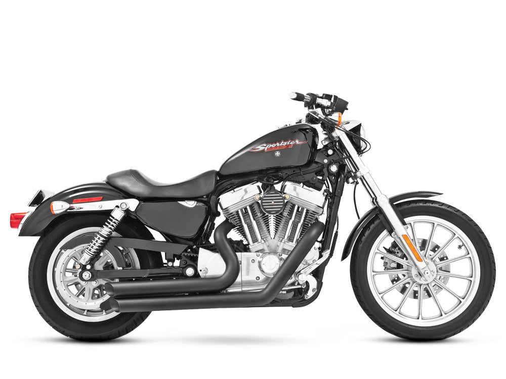Amendment Exhaust - Black. Fits Sportster 2004-2021 - Freedom Performance Exhaust