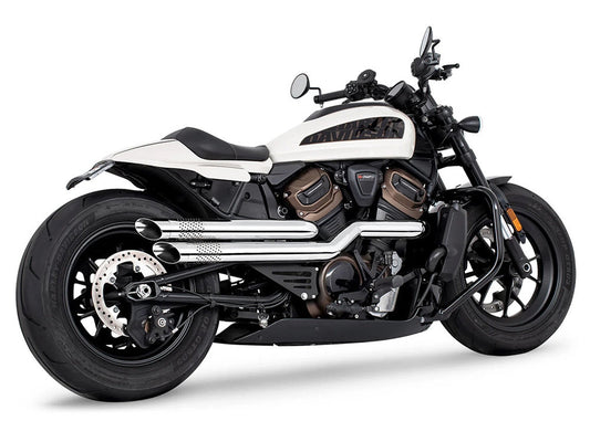 Amendment Exhaust - Chrome. Fits Sportster S 2021-2023 - Freedom Performance Exhaust