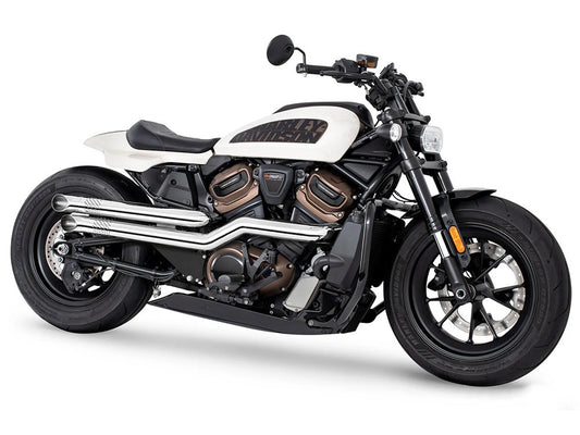 Declaration Turnouts Exhaust - Chrome. Fits Sportster S 2021-2023 - Freedom Performance Exhaust