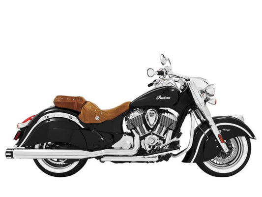 True Dual Headers - Chrome. Fits Indian Tourer 2014up. - Freedom Performance Exhaust