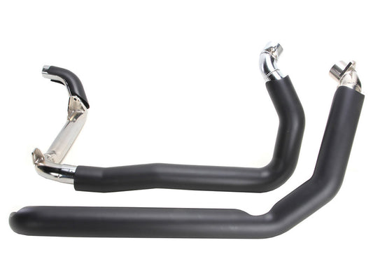 True Dual Headers - Black. Fits Indian Tourer 2014up. - Freedom Performance Exhaust