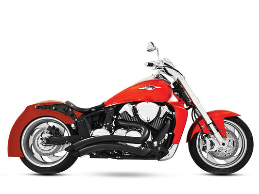 Sharp Curve Radius Exhaust with Black Finish. Fits Suzuki M109R 2006up. - Freedom Performance Exhaust