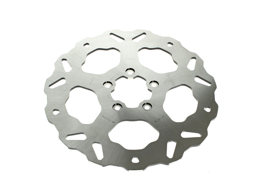 11.5in. Front Solid Mount Wave Disc Rotor. Fits Big Twin & Sportster 2000-2014. - Gbrakes