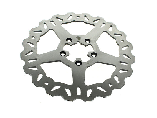 11.5in. Front Solid Mount Wave Disc Rotor. Fits Big Twin & Sportster 1984-1999. - Gbrakes