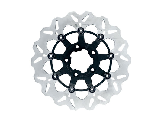 12.6in. Front Wave Floating Disc Rotor - Contrast Cut. Fits Pan America 2021up with Spoke Wheel & CVO Touring 2023up - Gbrakes