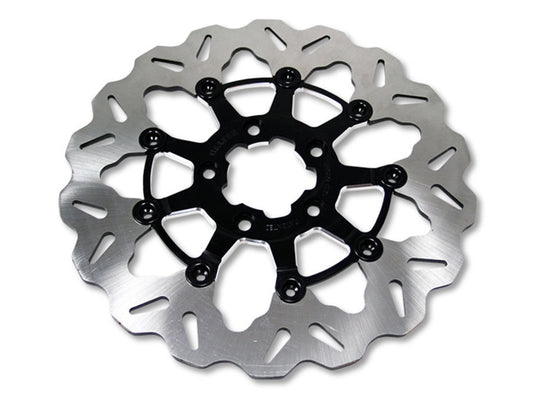 11.5in. Front Wave Floating Disc Rotor with Contrast Cut Carrier. Fits Big Twin & Sportster 2000-2014. - Gbrakes