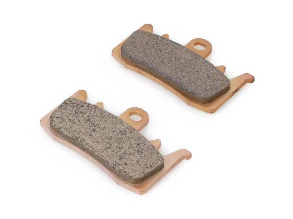 Front Brake Pads - Sintered Compound. Fits CVO 2023up, Pan America 2021up, Sportster S 2021up, LiveWire 2020 & Indian FTR1200 2019up, Challenger 2020up & Pursuit 2022up. - Goodridge
