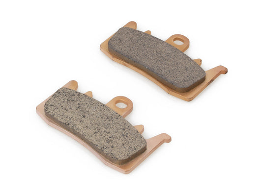 Front Brake Pads - Sintered Compound. Fits CVO 2023up, Pan America 2021up, Sportster S 2021up, LiveWire 2020 & Indian FTR1200 2019up, Challenger 2020up & Pursuit 2022up. - Goodridge