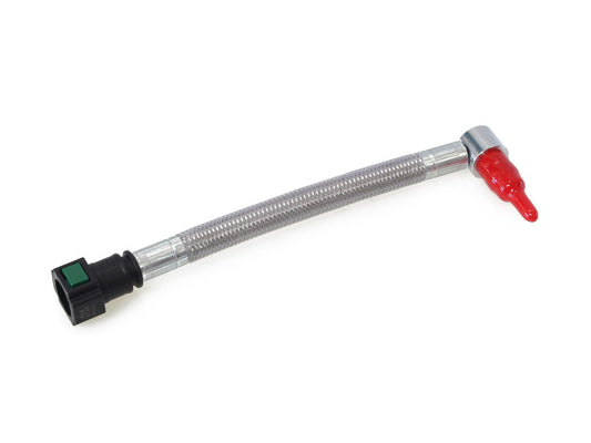 EFI Fuel Line - Stainless Steel. Fits Softail 2001-2015, Dyna 2004-2017 & Touring 2002-2007 - Goodridge