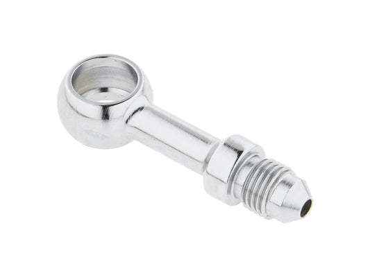 Chrome 7/16in. ID, 180 Degree Straight Banjo - Male #3 End. - Goodridge