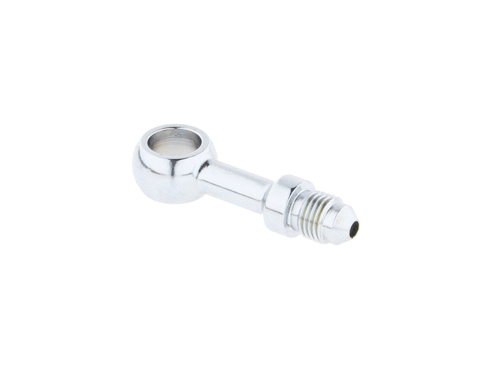 Chrome 3/8in. (10mm) ID, 180 Degree Straight Banjo - Male #3 End. - Goodridge