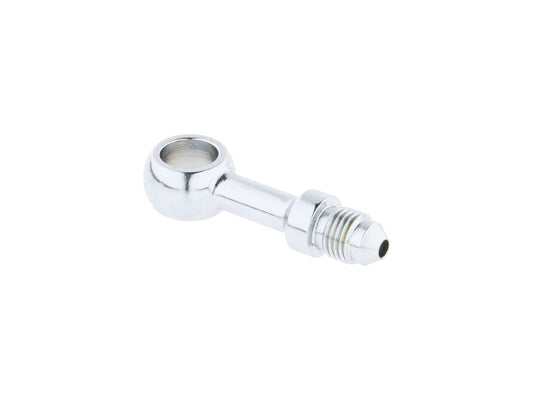 Chrome 3/8in. (10mm) ID, 180 Degree Straight Banjo - Male #3 End. - Goodridge