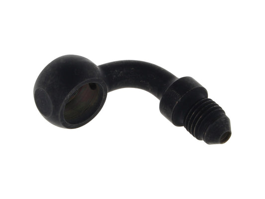 Black 7/16in. ID, 90 Degree Banjo - Male #3 End. - Goodridge