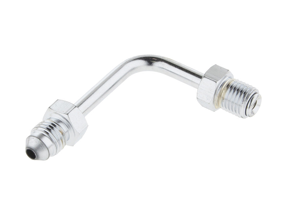 Adapter Fitting 3/8-24 Inverted Flare x 90 Degree Bend to AN3 Line - Goodridge