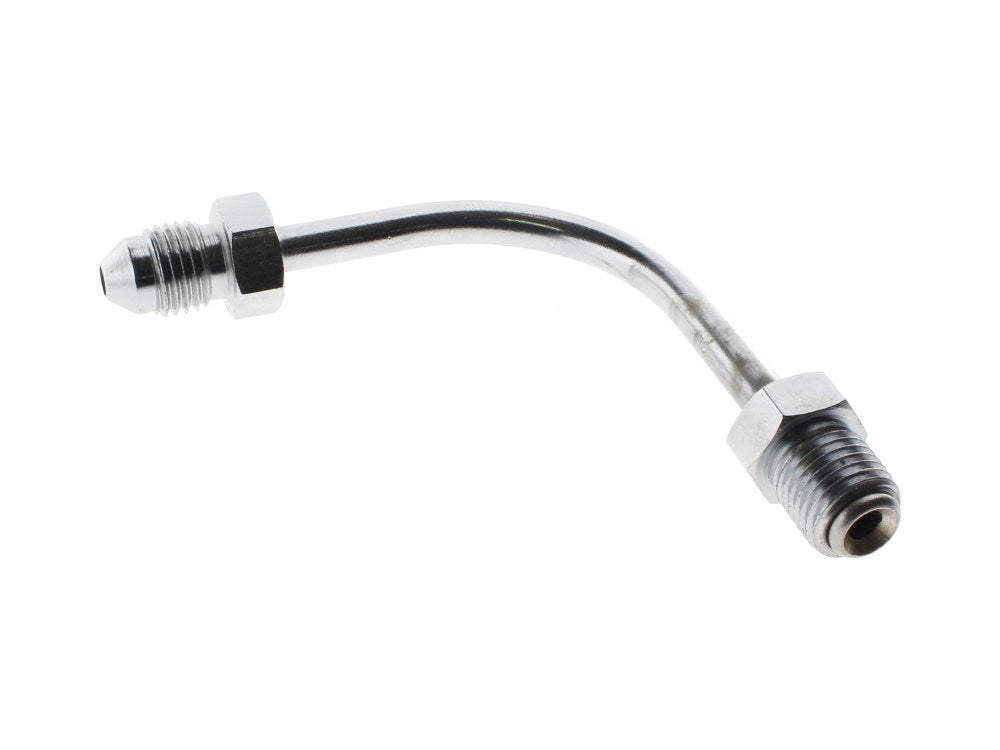 Adapter Fitting 3/8-24 Inverted Flare x 90 Degree Long Bend to AN3 Line - Goodridge
