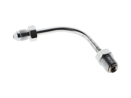 Adapter Fitting 3/8-24 Inverted Flare x 90 Degree Long Bend to AN3 Line - Goodridge