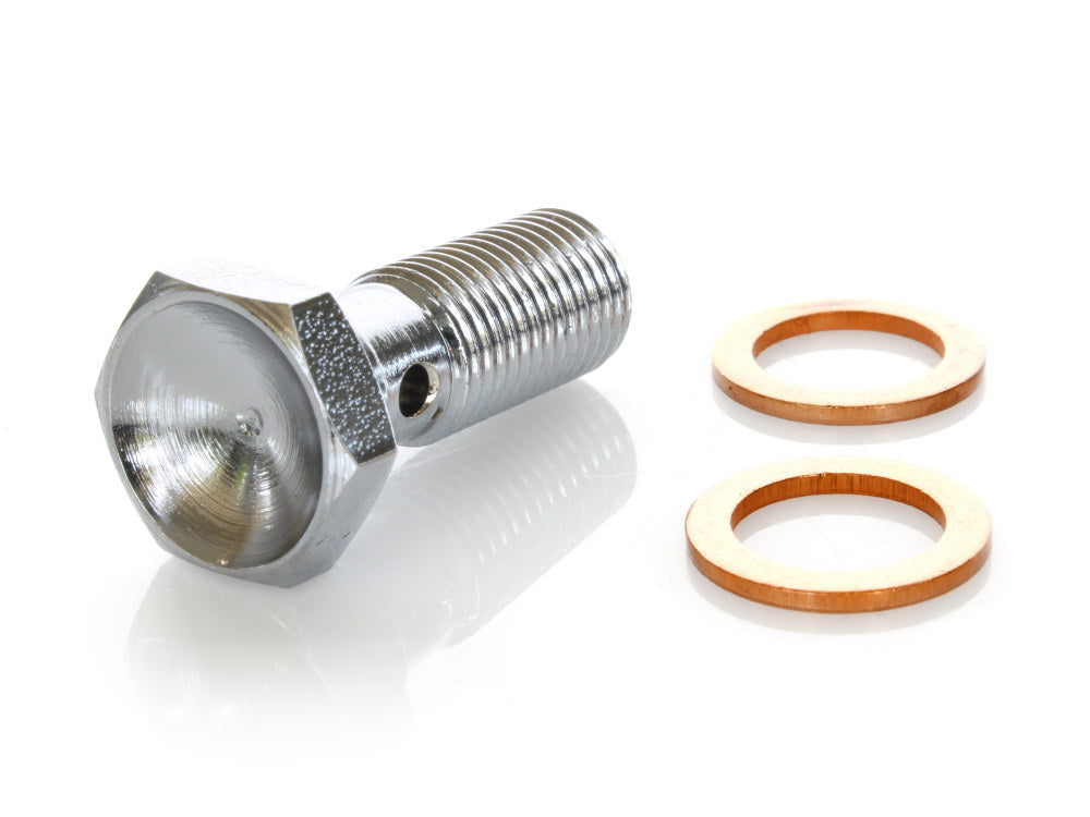 3/8in. Banjo Bolt - Chrome. - Goodridge
