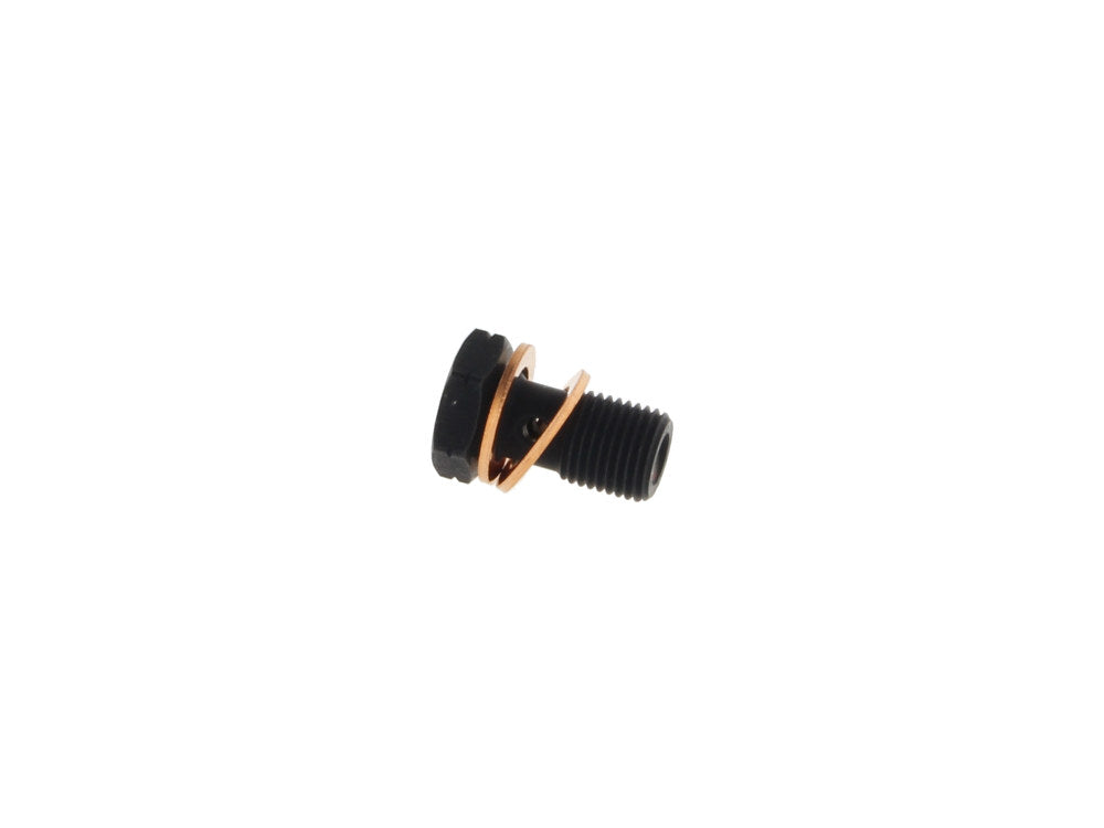 10mm M10 x 1.00 Banjo Bolt - Black. - Goodridge