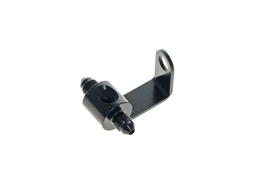 AN3 Rear Brake Tee - Black. Fits Sportster 1988-2003 - Goodridge