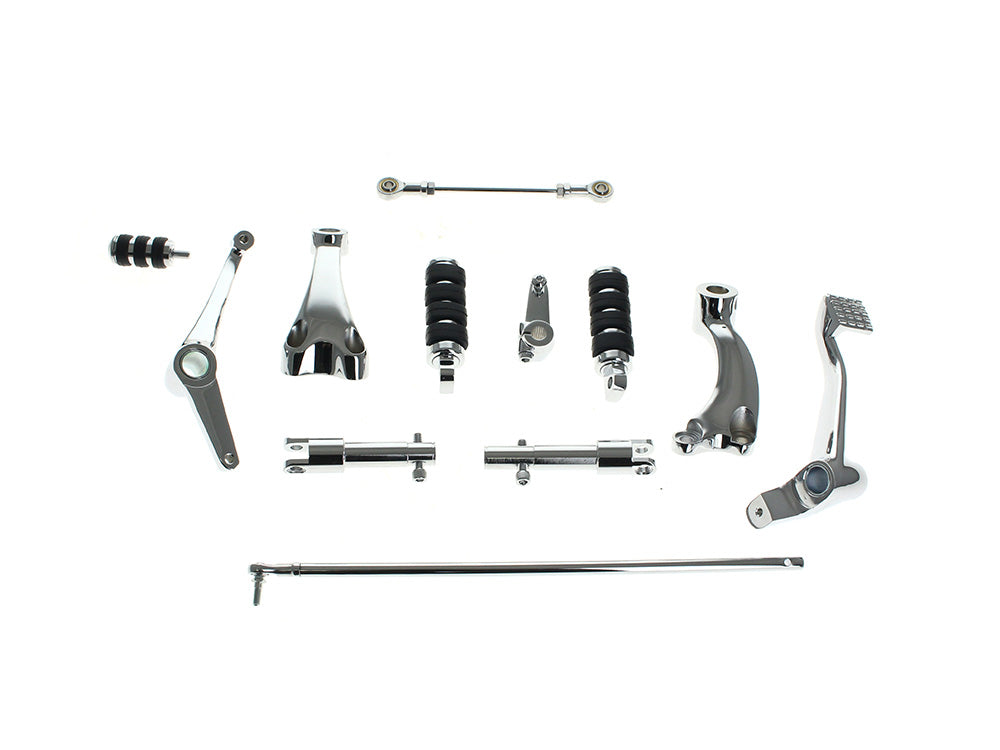 Forward Controls - Chrome. Fits Sportster 2014-2021 - Rollies Speed Shop
