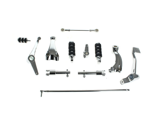 Forward Controls - Chrome. Fits Sportster 2014-2021 - Rollies Speed Shop