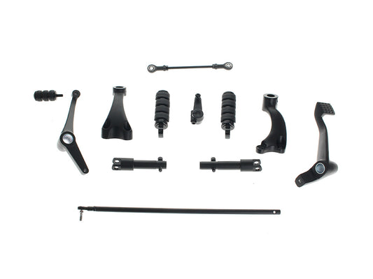 Forward Controls - Black. Fits Sportster 2014-2021 - Rollies Speed Shop