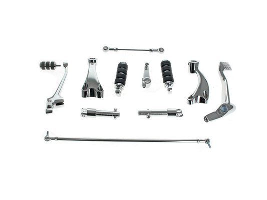 Forward Controls - Chrome. Fits Sportster 2004-2013 - Rollies Speed Shop
