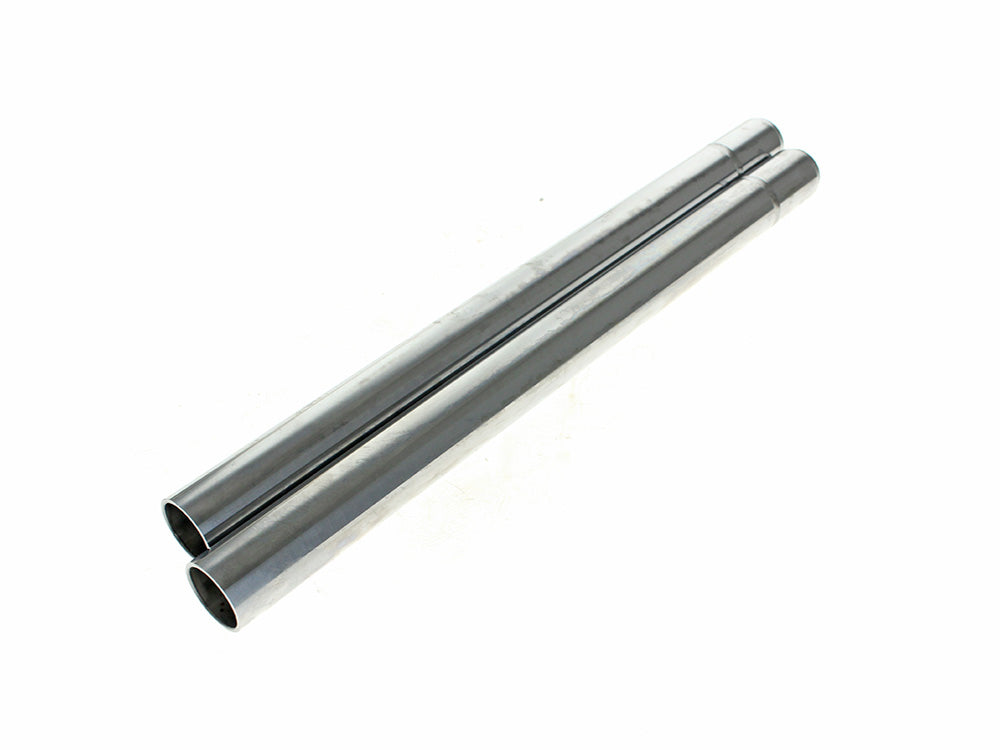Chrome Fork Tubes. Stock Length. Fits FL Touring 1977-1984 & 5 Speed Touring 1980-1983 - Rollies Speed Shop