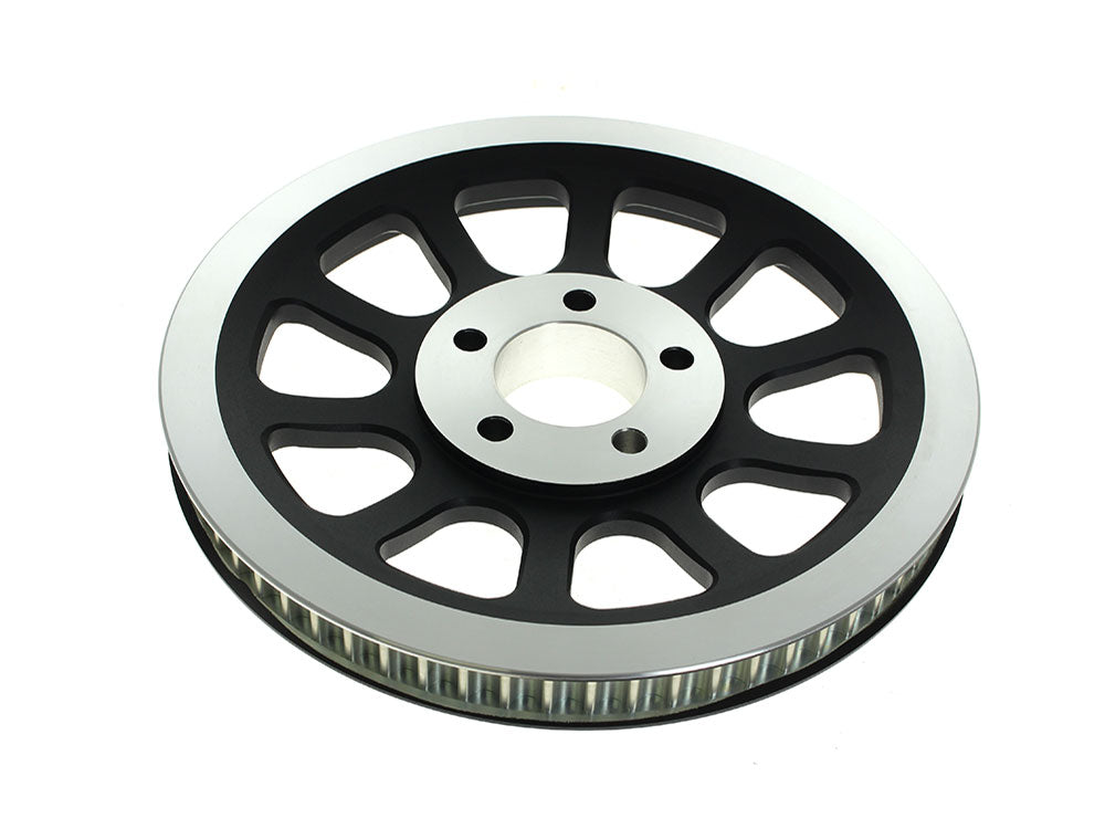 66 Tooth x 20mm Rear Pulley - Black. Fits Softail 2007-2011 with 200 Rear Tyre - Rollies Speed Shop