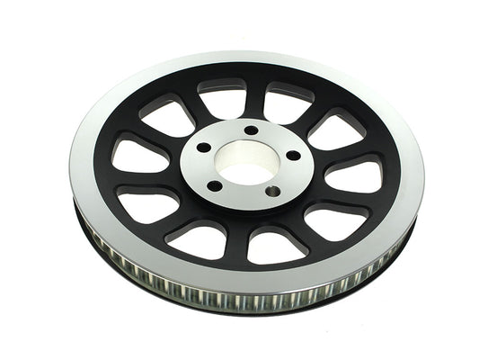 66 Tooth x 20mm Rear Pulley - Black. Fits Softail 2007-2011 with 200 Rear Tyre - Rollies Speed Shop