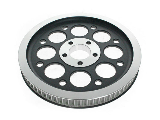 70 Tooth x 1-1/8in. Rear Pulley - Black. Fits Dyna 2000-2005 - Rollies Speed Shop