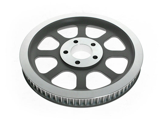 70 Tooth x 1-1/8in. Rear Pulley - Silver. Fits Softail 2000-2006 - Rollies Speed Shop