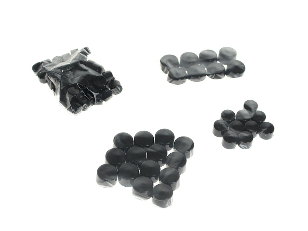Engine, Transmission & Primary Kool Kaps Bolt Cover Kit - Black. Fits Twin Cam & Evolution - Rollies Speed Shop
