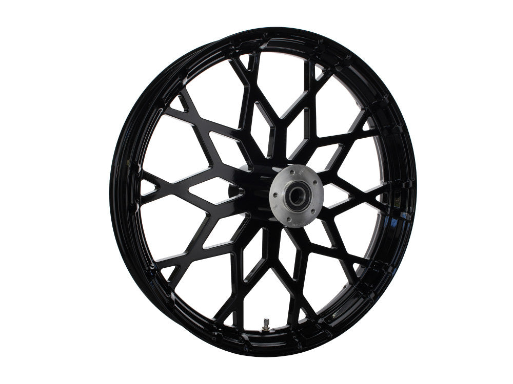 21in. x 3.25in. Marquise/Prodigy Replica Wheel - Gloss Black. Fits Touring 2008up - Hawg Halters